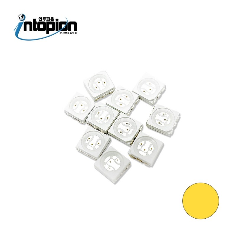 CHIP LED 5050 YELLOW (단위/10EA) / 인투피온