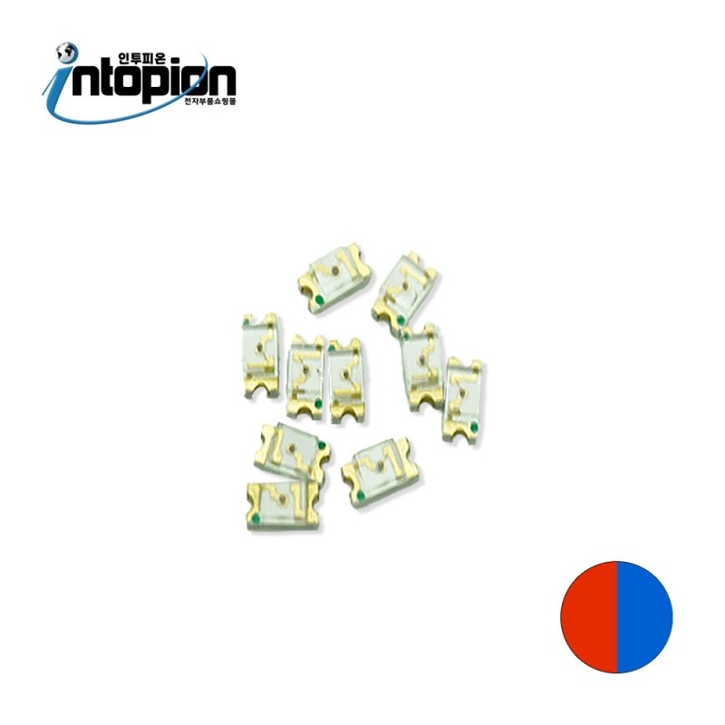 CHIP LED 1615 RED/BLUE(2COLOR) (단위/10EA) / 인투피온