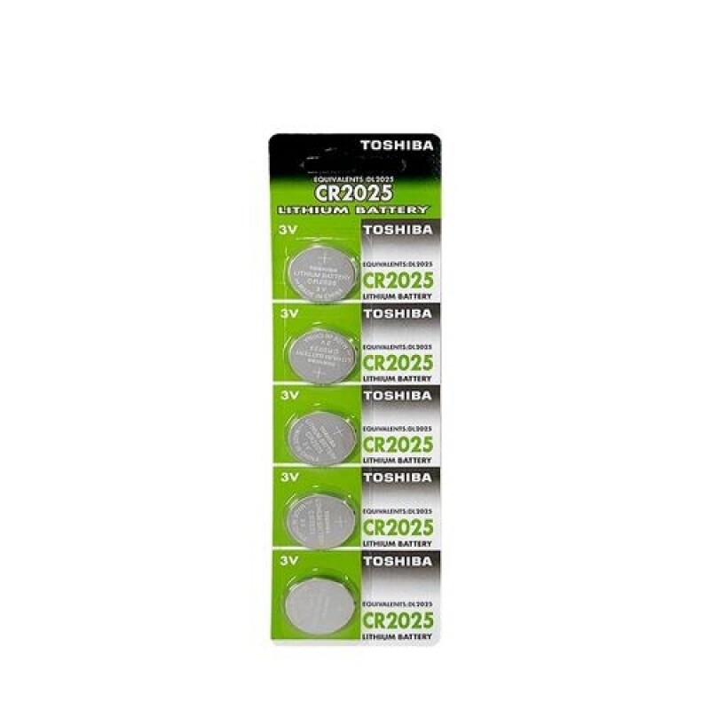 [수은건전지] 도시바 TOSHIBA CR2025 포장 5개입 3V 160mAh / 인투피온