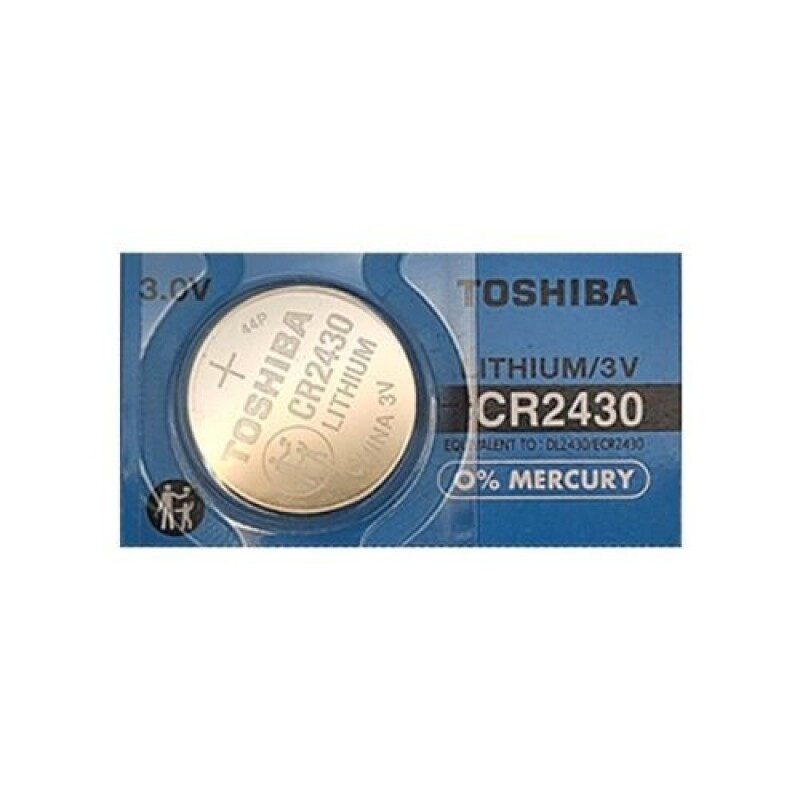 [수은건전지] 도시바 TOSHIBA CR2430 포장 1개입 3V 300mAh / 인투피온