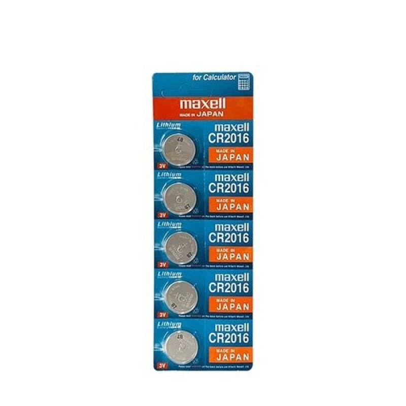 [수은건전지] 맥셀 MAXELL CR2016 포장 5개입 3V 85mAh / 인투피온