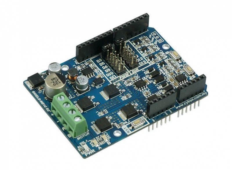 10Amp 7V-30V DC Motor Driver Shield for Arduino #SHIELD-MD10 / 인투피온