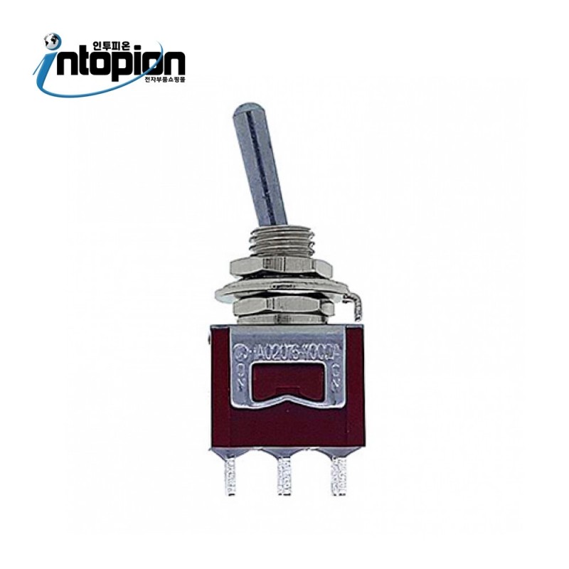 도원전기 6핀 2단 토글스위치 (정격 125V 3A / 250V 2A DTS-6203) / 인투피온