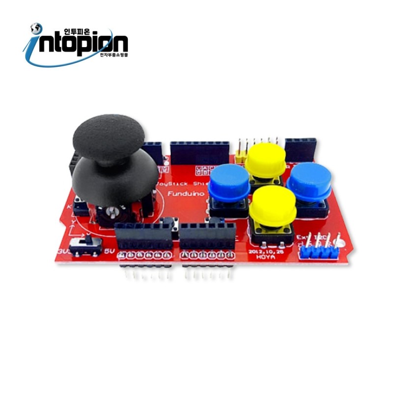 아두이노 PS2 조이스틱 쉴드 게임 조이스틱 모듈 JOYSTICK MODULE II / 인투피온