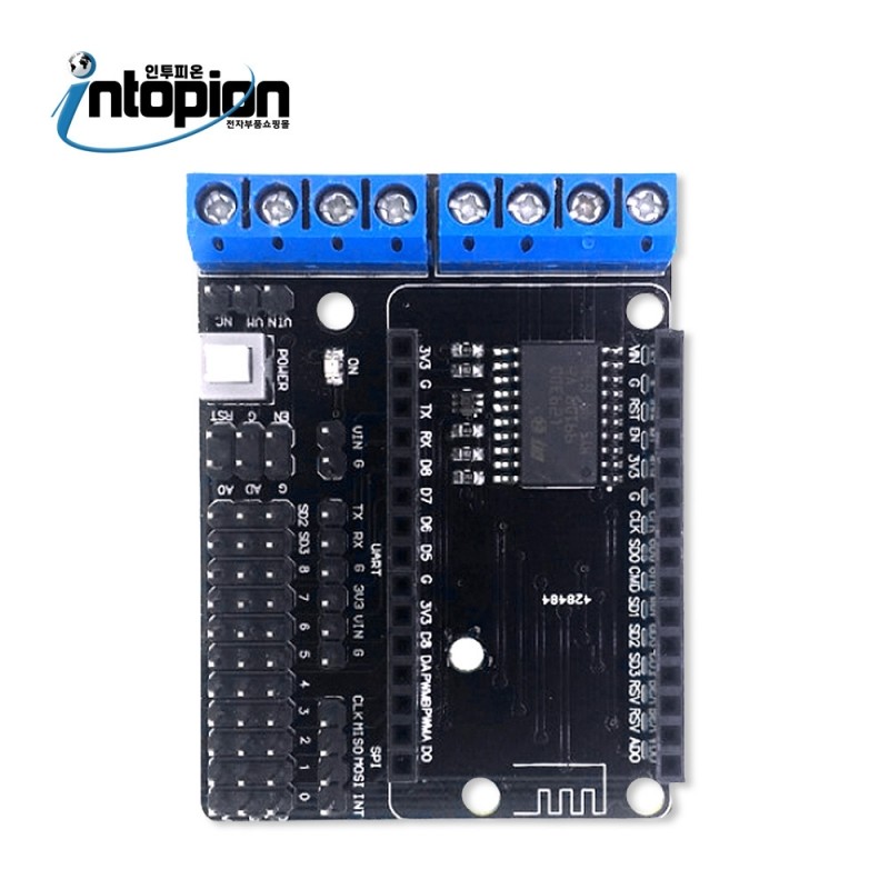 아두이노 Nodemcu LUA 모터쉴드 Arduino Shield L293D FOR LUA / 인투피온