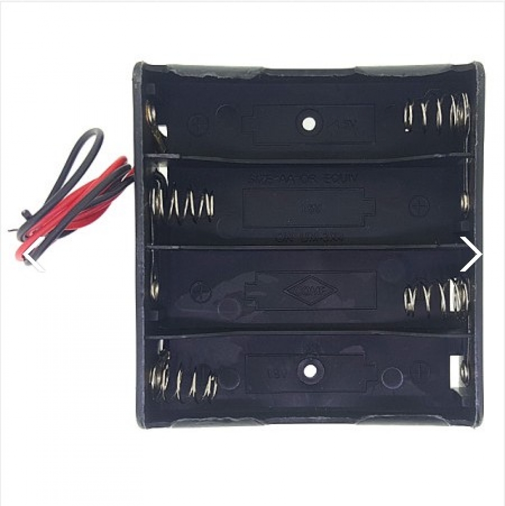 건전지홀더 AAx4개 건전지 케이스 4xAA 배터리홀더 Battery Holder 4AA-HOLDER / 인투피온