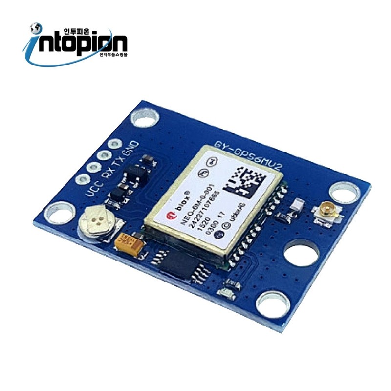 아두이노 GPS 수신 모듈 NEO-6M GY-GPS6MV2 / 인투피온