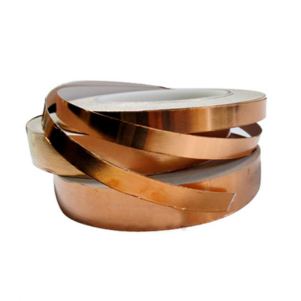 전도성 테이프/동테이프/구리테이프 두께 0.06MM x 넓이 5mm / 10mm / 20mm x 길이 25M COPPER-TAPE / 인투피온