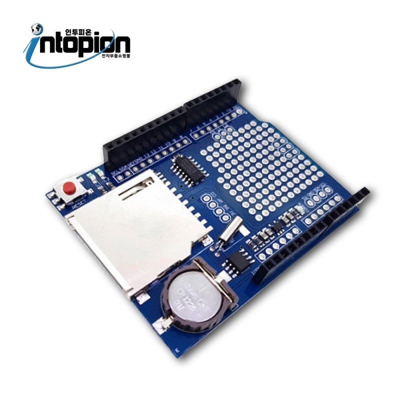 아두이노 프로토 쉴드 Arduino Data Logging Shield V1.0 / 인투피온