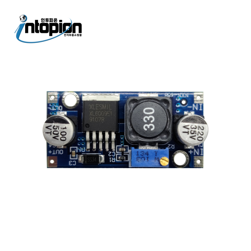 XL6009 승압 부스트 스텝업 모듈 DC-DC 컨버터 XL6009 DC-DC Step Up Boost MODULE / 인투피온